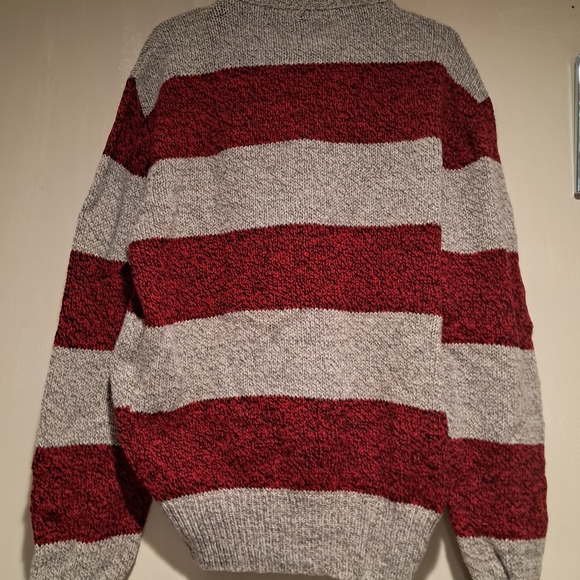 Vintage Environmental Clothing Co. Striped Wool Blend Sweater - Picture 10 of 11